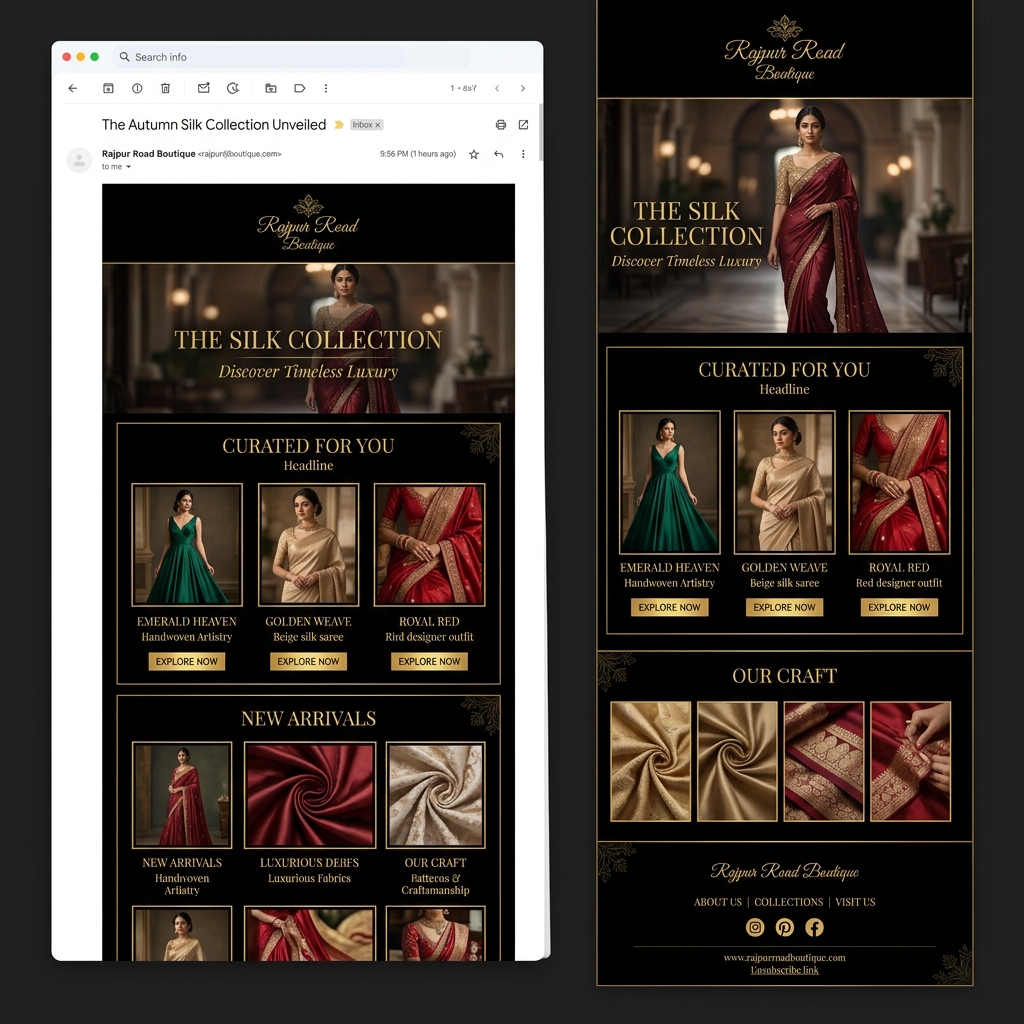 Rajpur Road Boutique Email Marketing